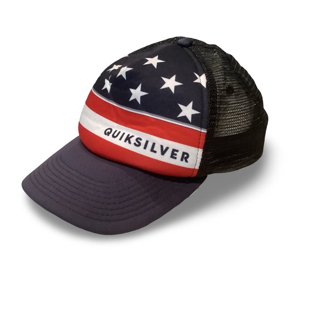 QuikSilver Hat Trucker Mesh Snapback Cap